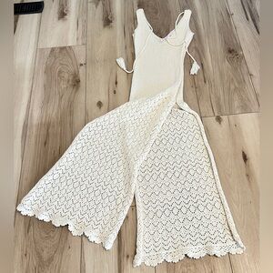 Olivaceous Cream Crochet coverup worn once